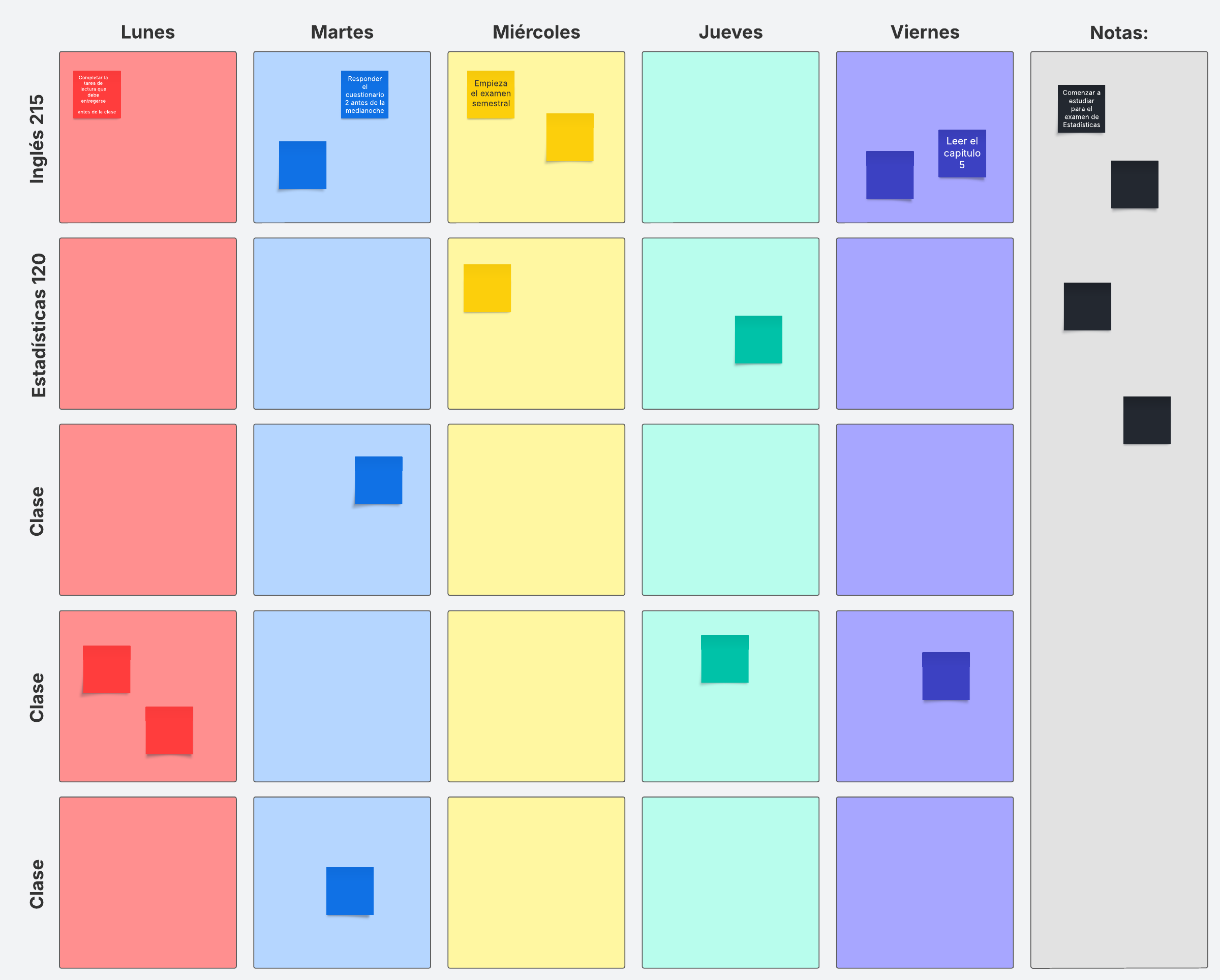 Realiza un seguimiento de las tareas y organiza tu agenda con este planificador escolar.
