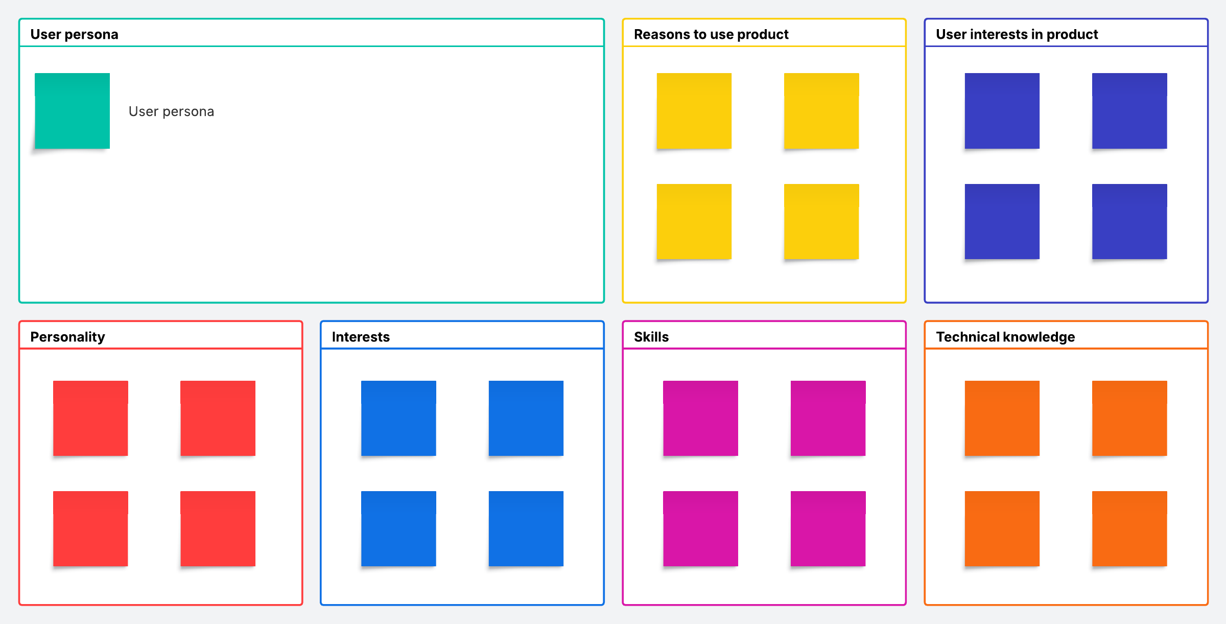 Explore what makes your target audience tick by creating a user persona. Add relevant details and user information to this template and share it across your team to keep everyone aligned.